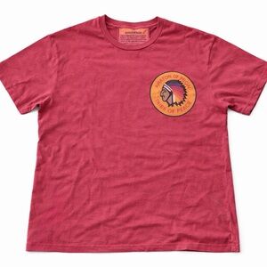 Rare Aviator Nation Red Tribe of Peace  Boyfriend Tee